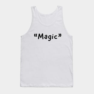 Magic Single Word Design Tank Top